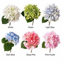 Décoration de fleurs artificielles d'hortensia effet naturel pour mariage, événements et décoration de salles, articles en gros