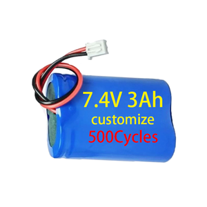 맞춤형 <span class=keywords><strong>7.4V</strong></span> 3Ah 리튬 이온 배터리 팩, 드론 및 실외 조명에 고용량 전력 제공 - Product Image 1