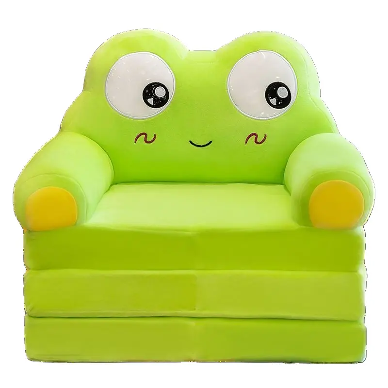 OEM ODM Wholesale Cartoon Folding Children'S Sofa Baby Learning Chair Without Liner Foldable Toy Kids Sofa