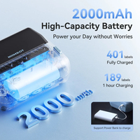 Niimbot B4 Machine à étiquettes multifonctionnelle de 4 pouces, imprimante d'étiquettes thermique portable