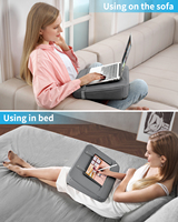 Nouveau bureau Portable léger pliable universel 17 pouces bureau ergonomique lavable avec coussin doux tiroir de rangement