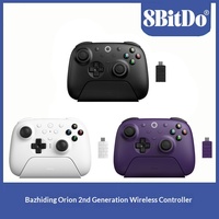 Manette sans fil 8BitDo Orion 2, joysticks TMR, 2,4 GHz, manette de jeu avec vibration et boutons programmables pour PC Android