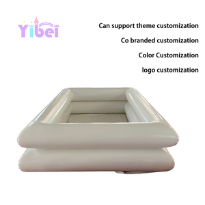 <span class=keywords><strong>สระ</strong></span>ว่ายน้ำเป่าลมพีวีซีทรงสี่เหลี่ยม2*3ม. สำหรับงานแต่งงานดีไซน์สีขาว - Product Image 4