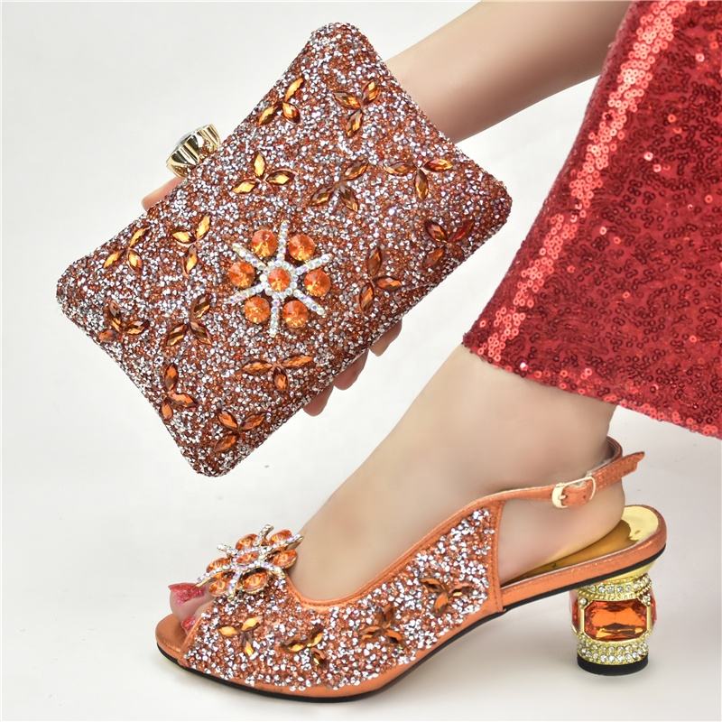 Clutch Orange Sandals And Matching Bag Red Heels And Clutch Bag Laura,  Burnt-orange Wedding Shoes And