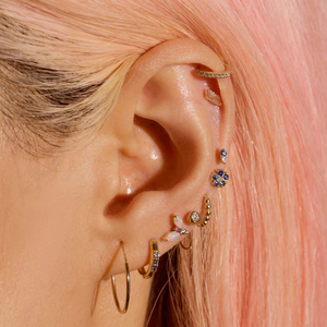 Pendientes de Plata de Ley 925 con Forma de Corazón y Mariposa, Estilo Clásico Vintage de CANNER, con Diamantes y Ópalo Hechos a Mano para Mujer - Product Image 4