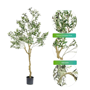 Fornitura di Fabbrica 2024 Nuovo Design <span class=keywords><strong>Vendita</strong></span> Calda Albero di Ulivo Artificiale in Vaso in Offerta Accetta Piccoli Ordini Minimi Pianta in Plastica - Product Image 2