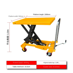 500kg thủy lực đứng nâng bảng 150kg cơ khí văn phòng phẩm nâng bảng <span class=keywords><strong>Pallet</strong></span> Hướng dẫn sử dụng nâng bảng - Product Image 5