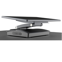 Nueva máquina de terminales POS todo en uno de 15,6 + 10,1 pulgadas, sistemas de caja registradora de escritorio de pantalla dual/única para Windows/Linux POS