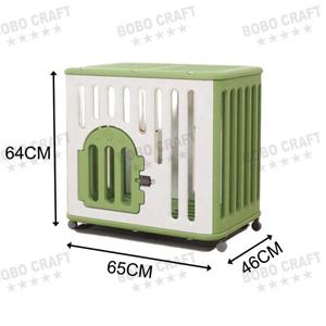 Küçük köpek için küçük boy köpek kafesi/kedi Pet hareketli güvenlik kapalı/açık yavru toksik olmayan özel Logo - Product Image 2