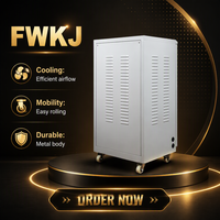 Régulateur de tension automatique intelligent triphasé de type armoire 30KVA avec affichage analogique