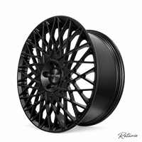 Velg Tempa Gaya Jaring Kisi, Desain Jari-jari Mesh Halus, Roda Monoblock Ringan untuk Modifikasi Mobil Penumpang Kelas Atas