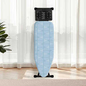 Planche à repasser verticale Anfeng, rectangulaire, pliable, de type sur pied, en tissu polyester, avec accessoire fer à repasser électrique - Product Image 4