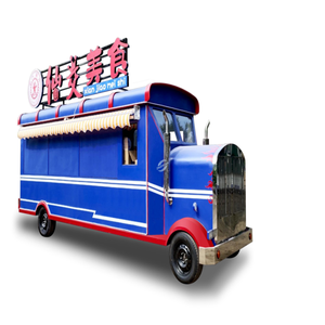 Electric Four-Wheel Mobile Beverage Food Cart, Multi-Functional Sightseeing Street Vending Trailer For Milk Tea & Coffee - Product Image 5