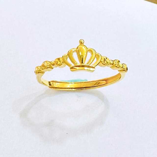 G55352 22k Gold Ring Manufacturing 925 Sterling Silver Ring 