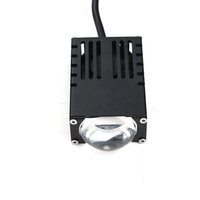Nouveau projecteur LED moto 25W 12V 6500K avec lentille de phare laser simple mini matrice 1,5 pouce et lentille de projecteur Bi-LED