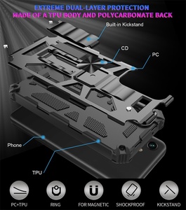 Funda Protectora Magnética con Soporte para Coche para <span class=keywords><strong>Samsung</strong></span> A56 A55 A54 A36 A26 A17 A07 A16 A15 A14 <span class=keywords><strong>A13</strong></span>, Carcasa de Silicona - Product Image 3