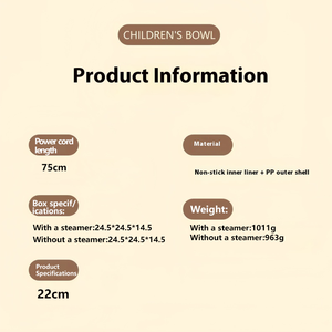 Convenient Use Home Electric Skillet Multi-Purpose Non-Stick <b>Pan</b> for Hotel & Outdoor Use 2.5L Capacity - Product Image 5