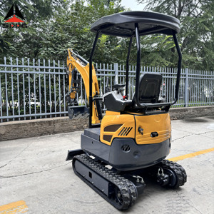 Venta directa de fábrica, excavadora de 7.6kw, mini excavadora de 1600kg con martillo hidráulico, excavadoras para jardín. - Product Image 1