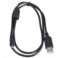 Cable de Datos USB para Cámara UC-E6 de 8 Pines y 1.5M para Sony Nikon Coolpix, Cable de Carga de Datos para Olympus Pentaxist FinePix