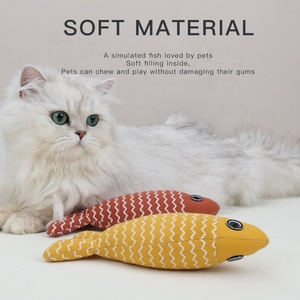 Factory Wholesale Custom Logo Interactive Cat Fish Nip Toy With <strong>Catnip</strong> - Product Image 4