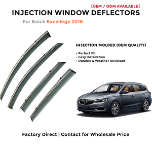 Déflecteurs de fenêtre latérale pare-pluie pour Toyota Cruiser 2019-2020 accessoires auto - Product Image 2