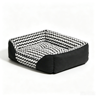 Coussin carré en peluche pour animaux de compagnie, personnalisable, écologique, doux et chaud, tapis résistant à l'usure pour chiens et chats
