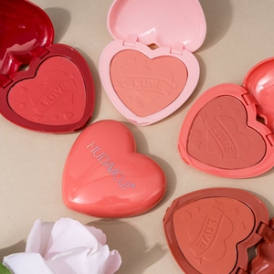 Logotipo personalizado en forma de corazón, colorete dulce, Etiqueta Privada, resistente al agua, contorno vegetariano, rubor de bronce, maquillaje Facial, palo de rubor - Product Image 4