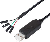 USB personalizado a RS485 Cable de alambre abierto 3C FT232RL + SP485 Chipset PVC chaqueta combinación blindaje para micrófono 8K resolución