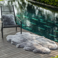 Tapis et carpettes en peau de mouton véritable, décoration intérieure, tapis de salon, grands tapis doux et moelleux en peau de mouton pour chambre à coucher