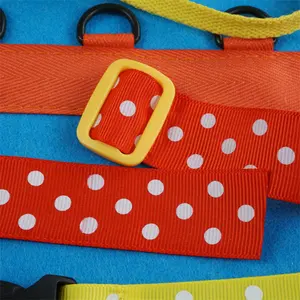Çevre dostu olmayan dokuma keçe meşgul kurulu Montessori oyuncaklar çocuklar için katlanabilir 14 adet duyusal oyuncaklar otizm oyuncak çanta tasarım