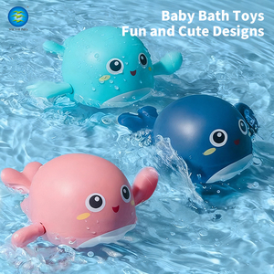 ABS Nhựa Bé Cá Heo Bồn Tắm Đồ Chơi Nước Phun Gió-Up Bơi Đồ Chơi Cho 0-24 Tháng Unisex Khuyến Mại - Product Image 2