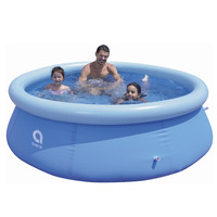 Piscine hors sol robuste en PVC avec structure en bâche et matériau renforcé en maille, directement de l'usine