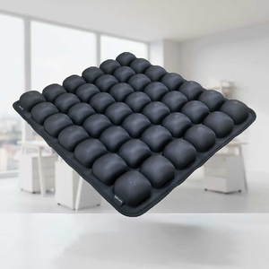 <span class=keywords><strong>Coussin</strong></span> de siège <span class=keywords><strong>gonflable</strong></span> portable et réglable avec base antidérapante <span class=keywords><strong>pour</strong></span> soulager l'inconfort de longues périodes assises - Product Image 1