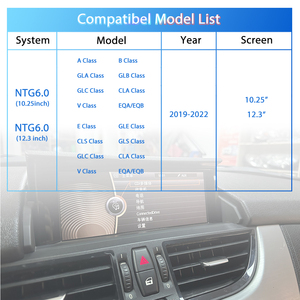 CarPlay sans fil NTG6.0 pour Benz CL GL A/B/S/<span class=keywords><strong>E</strong></span> QA <span class=keywords><strong>QB</strong></span> V 2019-2022 ans 10.25 12.3 Android Mirror Link AirPlay CarPlay Function - Product Image 6