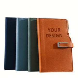 Carnet de notes A5 en cuir PU souple de haute qualité avec fermeture magnétique métallique antirouille, idéal pour les cadeaux d'entreprise - Product Image 1