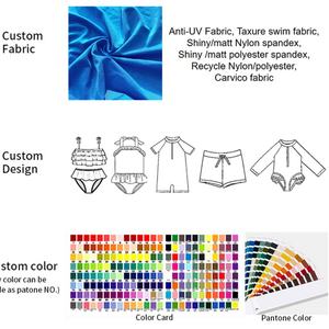 Print Ruffle Swimsuit Halter Swimwear Custom One Pieces Bikini One Piece <b>Swim</b> Custom One Piece Lace Flower Swimsuit - Product Image 6