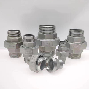 BSP Npt <span class=keywords><strong>Threaded</strong></span> Mạ Kẽm Khuỷu Tay Công Đoàn Ống Thép Không Gỉ Phụ Kiện SS304/316 Nữ Công Đoàn - Product Image 2