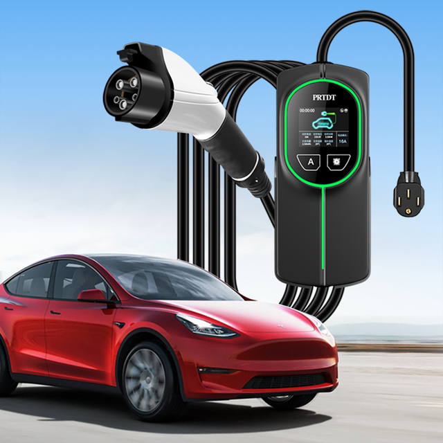 RUIVANDA Electric Vehicle Charger up to 48A 11kW Outdoor Fast Portable Charging Station with Wi-Fi and Natural Cooling