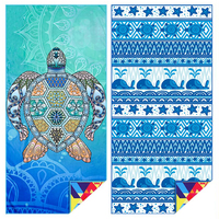 Ultra Quick-Dry Beach Towel Exercise Towel Microfiber Durable Absorbent Beach Towels for Swimming Outdoor Fitness