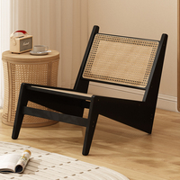 Fauteuils en rotin tressé et bambou, style nordique, mobilier de luxe moderne, fauteuil d'appoint, canapé de salon, chaise de détente pour la maison