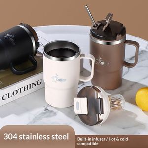 550ML <b>Large</b> Capacity 304 Stainless Steel Vacuum Insulated Coffee <b>Mug</b> Lid Double Wall Design BPA Free Lightweight Tumbler - Product Image 3