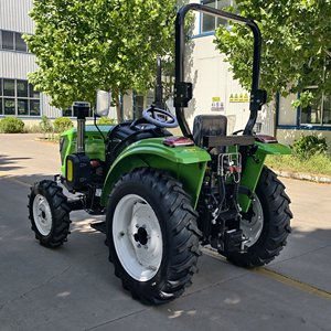 Mini-tracteur agricole compact avec cabine, petit tracteur de jardin/agriculture 4x4 50 CV 4 roues motrices, livraison gratuite - Product Image 1