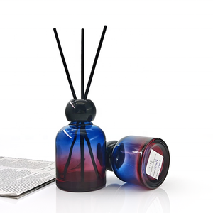 Rỗng 100Ml Chai Mới Màu Xanh Vòng Vai Thủy Tinh <span class=keywords><strong>Reed</strong></span> Khuếch Tán Chai Với Vít Bóng Cap - Product Image 3