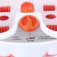 Spa infrarouge bain masseur de pieds 500W Station de trempage bulle pédicure baignoire et physiothérapie bols de trempage inclus thérapie des pieds SENX