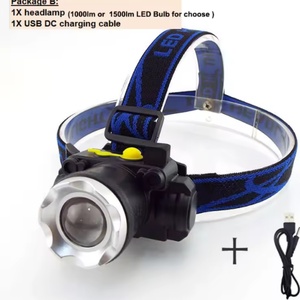 High Power 1000lm LED Headlamp Rechargeable Frontal Head Flashlight for Camping Fishing Linterna Torch <b>Light</b> <b>Night</b> IP65 Plastic - Product Image 4