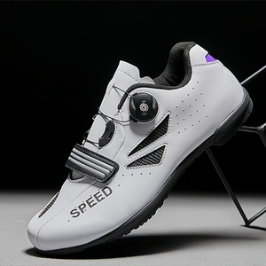Nouvelles chaussures de cyclisme <span class=keywords><strong>pour</strong></span> hommes, chaussures de course sur route professionnelles en cuir confortables à enfiler, <span class=keywords><strong>pour</strong></span> le <span class=keywords><strong>VTT</strong></span> et les activités de plein air - Product Image 5