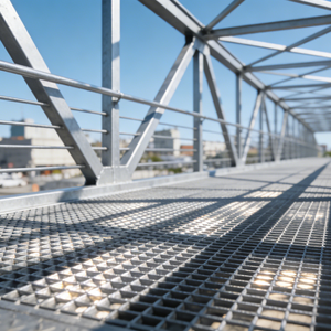 Matériaux de grille <span class=keywords><strong>en</strong></span> acier laminé à chaud et galvanisé pour la fabrication et la fabrication de grilles |   Matériaux de grille <span class=keywords><strong>en</strong></span> acier - Product Image 6