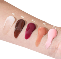 Baume à Lèvres Teinté au Peptide Rose 10ml avec Logo Personnalisé Brillant à Lèvres Bio Vegan SPF 10 Marque Privée Soin des Lèvres Hydratant et Hydratant