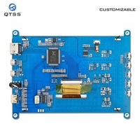 Écran LCD 7 pouces QTSS, châssis d'affichage TFT IPS 1024x600 HMI pour Raspberry PI, écran tactile capacitif, écran secondaire, 1 an