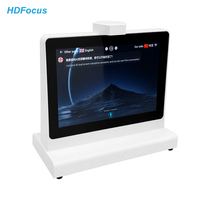 Dispositif de traduction à double écran AI HDFocus 10,1 pouces avec séparation vocale des micros AB et 80 langues pour les bureaux d'accueil